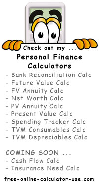 personal finance calculator