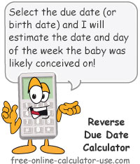 due date calculator.